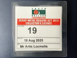 A L Recycling Scrap Metal Dealers Licence South Holland District Council Waste Copper Cables