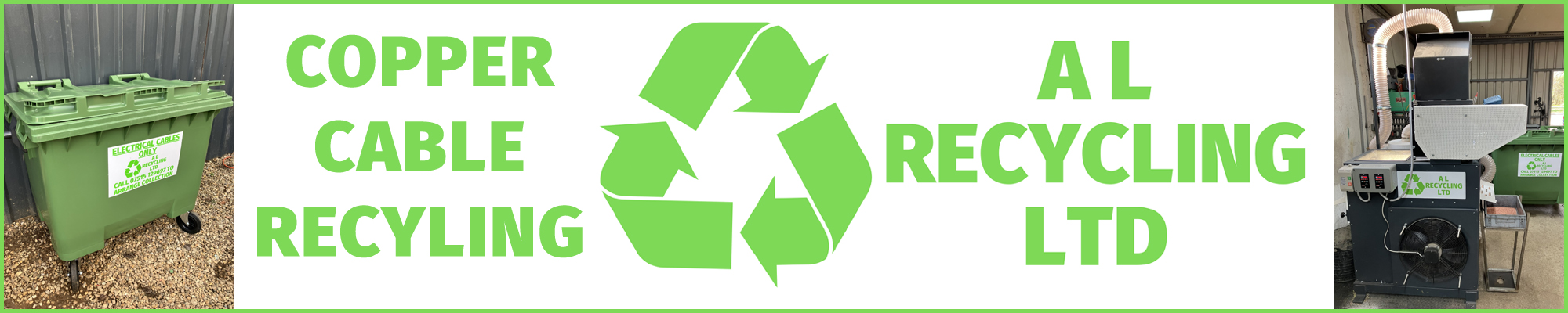 A L Recycling Ltd Website Header Logo