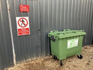 Cable Deposit Bin for Waste Cables collected by A L Recycling Ltd from Spalding in Lincolnshire UK